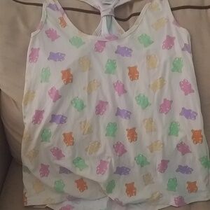 Gummy bear shirt and shorts